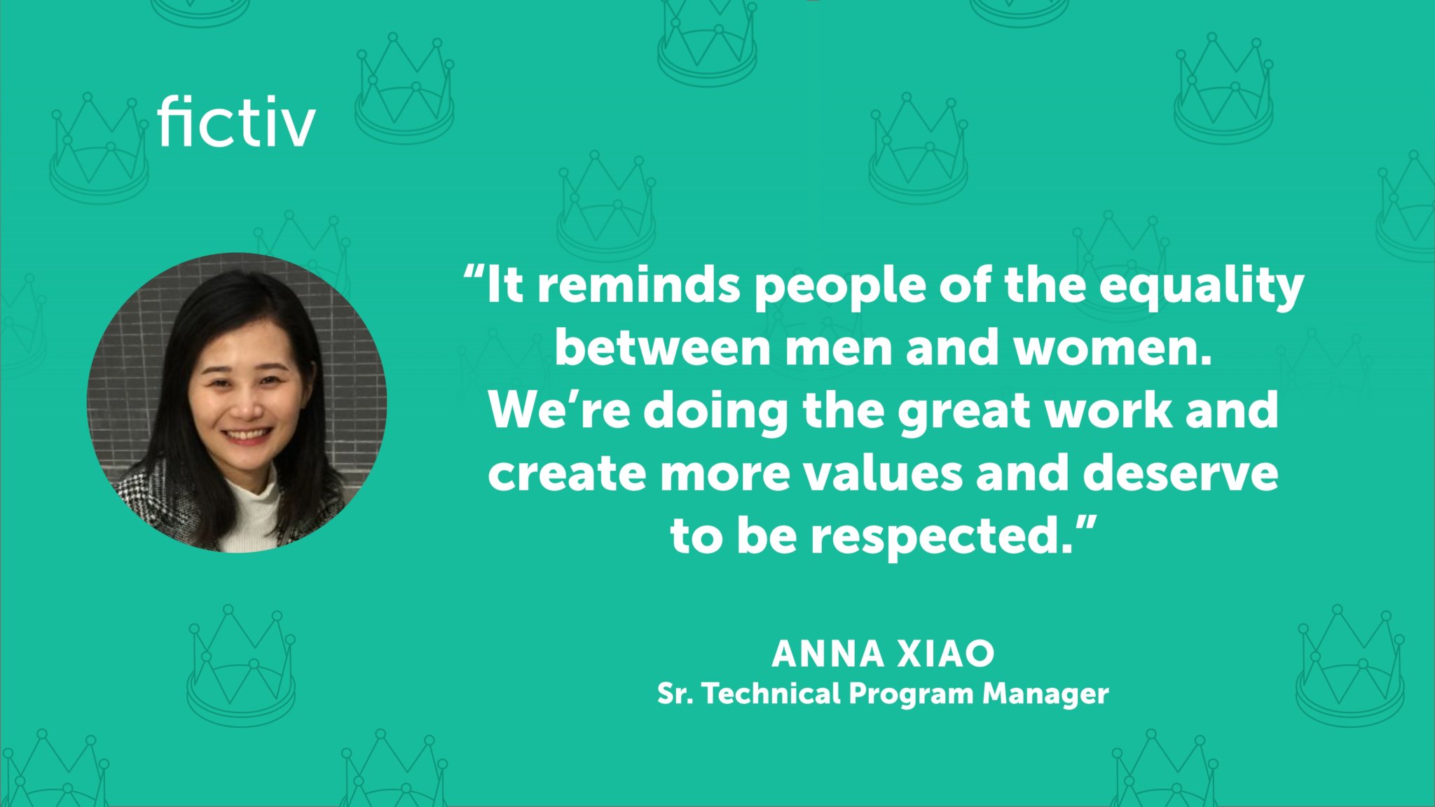 Celebrating Women at Fictiv: Anna Xiao | Women's History Month