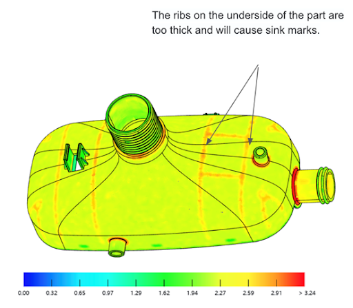 Injection Molding Sink Marks | Troubleshooting | Fictiv