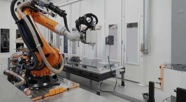 Robotic milling can produce parts with tight tolerances.
